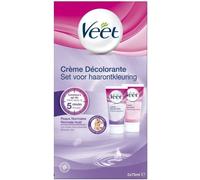 Veet - Crème Décolorante Visage et Corps - 2 Flacons de 75 ml