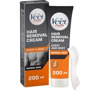 Veet Homme Crème Dépilatoire 200ml - Peau Normale, Efficace et Rapide