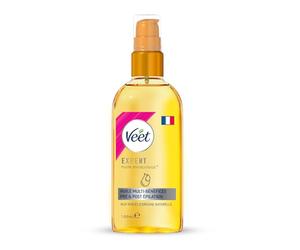 Veet - Hydratant Huile Miraculeuse Post Épilation et Pré et Post Rasage - À Base d'Huiles d'Origine Naturelle