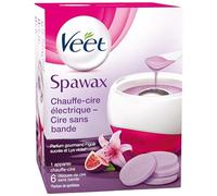 Veet Spawax chauffe-cire électrique - Cire sans bande - Parfum gourmand Figue sucrée et Lys violet set(s) 1 pc(s)