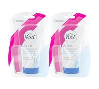 VEET - Lot de 2 Crèmes dépilatoires sous la douche - Peaux sensibles - 2x150ml