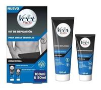 Veet Men 2 Steps Hair Removal Kit Sensitive Areas 200 Ml
