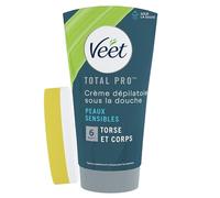 Veet Men Épilation Homme Crème Dépilatoire Sous la Douche Peaux Sensibles 150ml