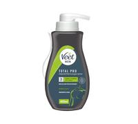 Veet Men Crème dépilatoire pour le haut du corps et les jambes - Crème dépilatoire pour homme - Épilation en 5 à 10 minutes - Distributeur de 400 ml avec spatule