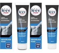 Veet Men Crème dépilatoire pour peaux sensibles 200 ml
