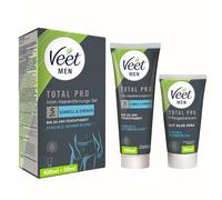 Veet Men Kit d'épilation intime - Crème dépilatoire intime pour homme - Tube de 100 ml et baume de soin 50 ml