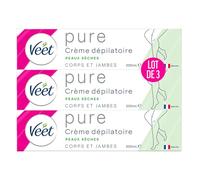 VEET PURE - Crème Dépilatoire Corps & Jambes - Peaux Sèches - Sans Odeur d'Amoniaque - 200ml