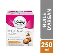 Veet Minima Pure Épilation Cire Chaude au sucre 100% Naturelle Au Thé Vert Tonifiant 250ml