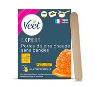 Veet - Perles de Cire Chaude à la Cire d'Abeille, pour Appareil Electrique Epilation - 230g