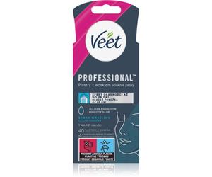 Veet Professional bandes de cire pour épilation visage peaux sensibles 40 pcs