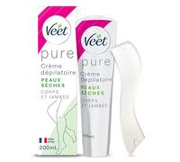 VEET PURE - Crème Dépilatoire Corps & Jambes - Peaux Sèches - Sans Odeur d'Amoniaque - 200ml