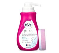 Veet Crème Dépilatoire Sous La Douche Peau Sensible 400ml