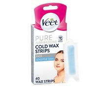 Veet Pure Face Lot de 40 bandes de cire froide