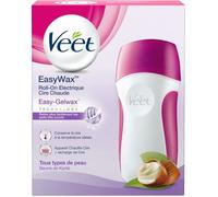 Veet Easy Wax Appaeril Roll-On Électrique Cire Chaude Toutes Types De Peaux Avec Recharge 1 Kit