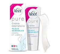 VEET - Soin Dépilatoire Doux pour Peau Sensible, Apaisé à l’Aloe Vera et Vitamine E (Tube 100mL) - Le lot de 3