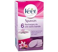 Veet Recharge Spawax Parfum Figue sucrée & Lys violet Cire 6 pc(s)