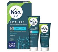 Veet Total Pro Crème Dépilatoire Intime 100 ml + Baume 50 ml