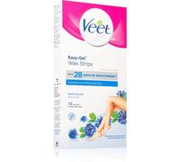 Veet Wax Strips Bandes De Cire Pour Épilation Pour Peaux Sensibles 12 Pcs