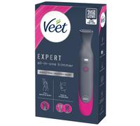 Veet Expert Tondeuse Femme Tout-En-Un - Rasoir électrique Multi-Usage pour Maillot, Visage et Sourcils - Chargeur USB - 100% étanche (IP67)