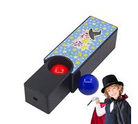 Veeteah Boîte Magique Modifiable, Accessoires de Magicien Boîte Modifiable Interactive, Boîte de Tour de Magie, Rouge à la Boule Bleue Accessoires de Spectacle de Tour de Magie