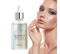 Veeteah Huile corporelle avec reflets, peau scintillante pour le corps | Huile brillante pour le corps Body Shimmer | Glitter Oil Body Glow, Huile corporelle scintillante Body Glitter, Surligneur