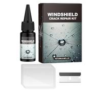 Veeteah Kit De Réparation pour Fissures De Pare Brise - Liquide Scellant | Fluide De Décapage De Verre | pour Les Vitres De Voiture Les Rayures Les Éclats Le Miroir Et Le Pare Brise