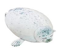 Veeteah Oreiller de Phoque en Peluche en Coton, Jouet Animal en Peluche de Coton Doux, Oreiller, Coussin de Dos, Cadeau d'anniversaire pour Garçons Et Filles