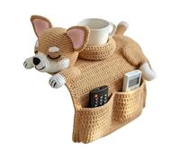 Veeteah Organisateur de Canapé - Décor Maison Anti-dérapant Crochet Chien - Organisateur Canapé Relax Rangement Télécommande | Pour Téléphone Lunettes Gobelet Chambre Appartement Maison Fauteuil