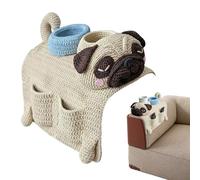 Veeteah Porte-Télécommande Pour Canapé,Décor Maison Anti-dérapant Crochet Chien,Organisateur Canapé Relax Rangement Télécommande - Pour Téléphone Lunettes Gobelet Chambre Appartement Maison Fauteuil