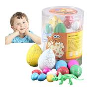 Veeteah Œufs de Dinosaures, Faire éclore et Faire Pousser des œufs de Dinosaures,12 œufs de Dinosaure en Croissance Qui éclosent dans l'eau | Jouet Fantaisie, Cadeaux d'anniversaire et de fête