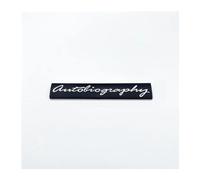 VeEthi yzw6688 3D ABS Lettres autobiographie Coffre édition emblème Voiture côté Badge Logo Autocollant Chrome Argent Noir Rouge (Color : Matte Black, Size : Autobiography)
