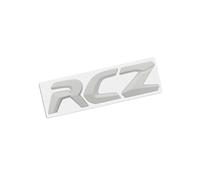 VeEthi yzw6688 Badge Autocollant de Voiture en métal 3D, emblème de calandre Avant for RCZ 307 207 407 607 4008 206 107 308 406 408 208 301 3008 (Color : Sticker-White)