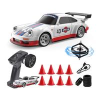 Vefacion Mini voiture RC Drift Car avec gyroscope - Échelle 1/43 - 2,4 GHz - 15 km/h - Haute vitesse - Voiture de course sportive 4WD - Voiture télécommandée - Voiture pour enfants, filles et adultes