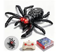 VeftBltrem Araignée Télécommandée Jouet Voiture, RC Araignée Grimpeuse avec Rotation 360°, Voiture Stunt RC Rampant sur Murs & Sol, Jouet Araignée Grimpeuse Cadeau pour Garçons et Filles
