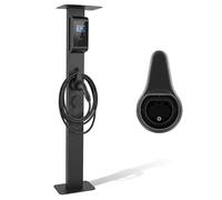 VeftBltrem Support universel Wallbox, support Wallbox, poteau de montage sur pied, colonne de charge EV pour l'extérieur, colonne de support pour stations de charge Wallbox pour voitures électriques