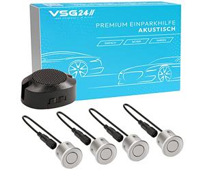 Vega 22112 Système D'assistance au Stationnement avec Écran Couleur et Avertisseur Sonore Intégré, Argent