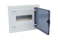 Véga enc. 1R 8M porte transp - COFFRET DISTRIBUTION HAGER VF108TR