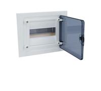 Véga enc. 1R 8M porte transp - COFFRET DISTRIBUTION HAGER VF108TR