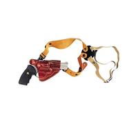 VEGA HOLSTER Holster en Cuir Horizontal et Ceinture à Fermeture Rapide O120 pour Revolver 2"