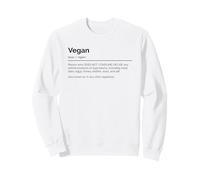Vegan Alias A Very Strict Vegetarian (Food Statement) Sweatshirt