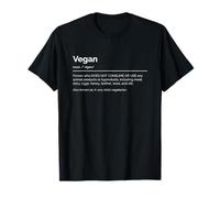 Vegan Alias A Very Strict Vegetarian (Food Statement) T-Shirt