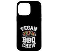 Vegan BBQ Crew Varsity Barbecue à Base de Plantes pour légumes Coque pour iPhone 14 Pro Max