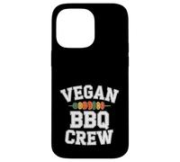 Vegan BBQ Crew Varsity Barbecue à Base de Plantes pour légumes Coque pour iPhone 14 Pro Max