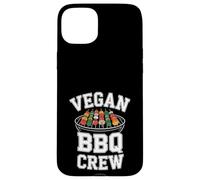 Vegan BBQ Crew Varsity Barbecue à Base de Plantes pour légumes Coque pour iPhone 15 Plus