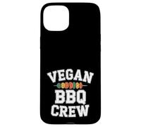 Vegan BBQ Crew Varsity Barbecue à Base de Plantes pour légumes Coque pour iPhone 15 Plus