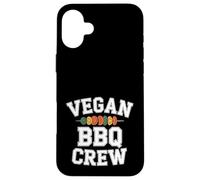 Vegan BBQ Crew Varsity Barbecue à Base de Plantes pour légumes Coque pour iPhone 16 Plus