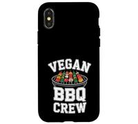 Vegan BBQ Crew Varsity Barbecue à Base de Plantes pour légumes Coque pour iPhone X/XS