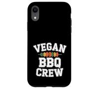 Vegan BBQ Crew Varsity Barbecue à Base de Plantes pour légumes Coque pour iPhone XR