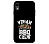 Vegan BBQ Crew Varsity Barbecue à Base de Plantes pour légumes Coque pour iPhone XR