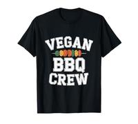 Vegan BBQ Crew Varsity Barbecue à Base de Plantes pour légumes T-Shirt